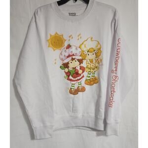 strawberry shortcake playing instruments sweatshirt women's size medium